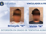 Vinculan a proceso a 2 que intentaron extorsionar a Secretaría de Seguridad Pública de Juan R. Escudero, Guerrero.