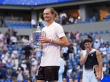 Alexander Sverev, tras coronarse campeón del US Open 2026, el 13 de septiembre de 2026.