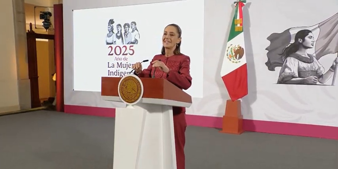 Conferencia de prensa de Claudia Sheinbaum.