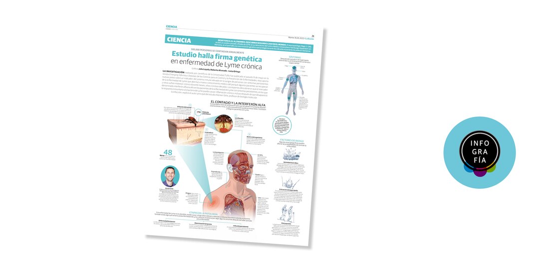 Estudio halla firma genética en enfermedad de Lyme crónica