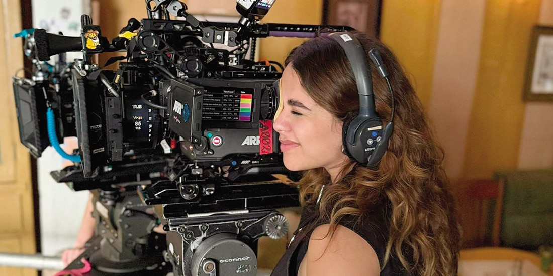 SOFIA FÉLIX, cinefotógrafa en rodaje.