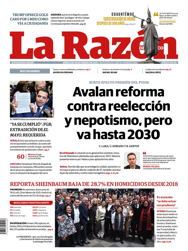 La Razón 26 febrero 2025