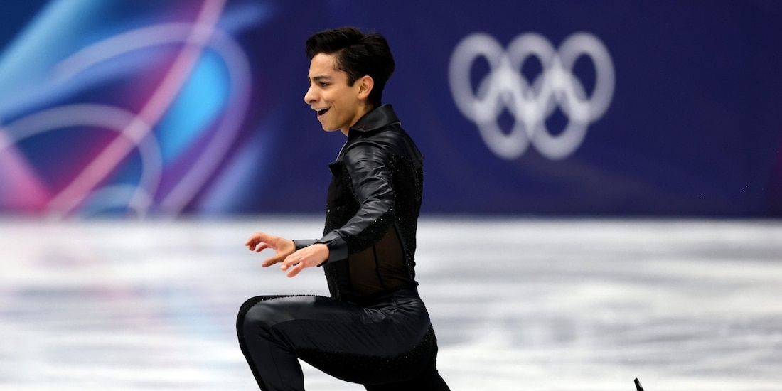 Donovan Carrillo en la final de los Juegos Olímpicos de Invierno Milano-Cortina 2026