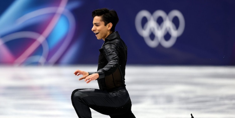 Donovan Carrillo en la final de los Juegos Olímpicos de Invierno Milano-Cortina 2026