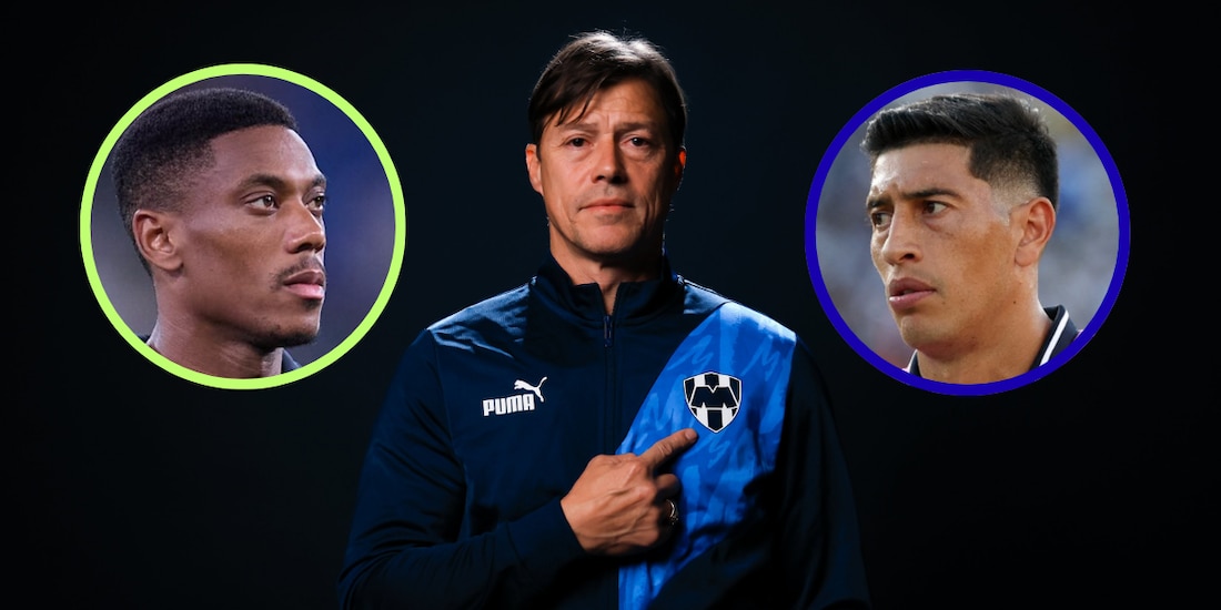 Matías Almeyda reveló el futuro de Anthony Martial y Esteban Andrada con Rayados.