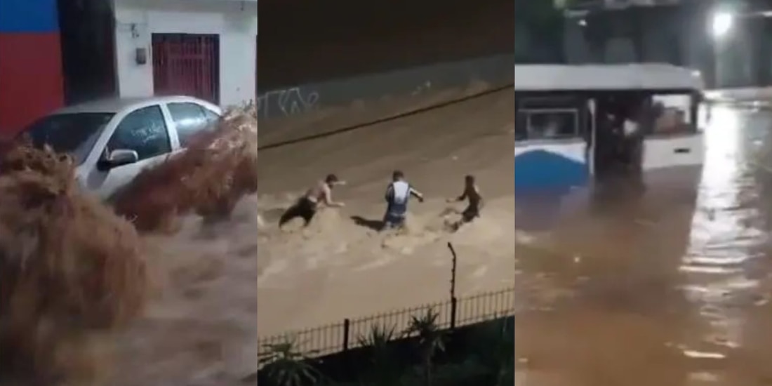 Lluvias dejan 6 desaparecidos en Venezuela.