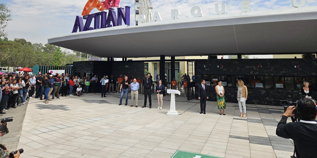 Este miércoles se inauguró el Parque Aztlán con la presencia del Jefe de Gobierno de la CDMX, Martí Batres.