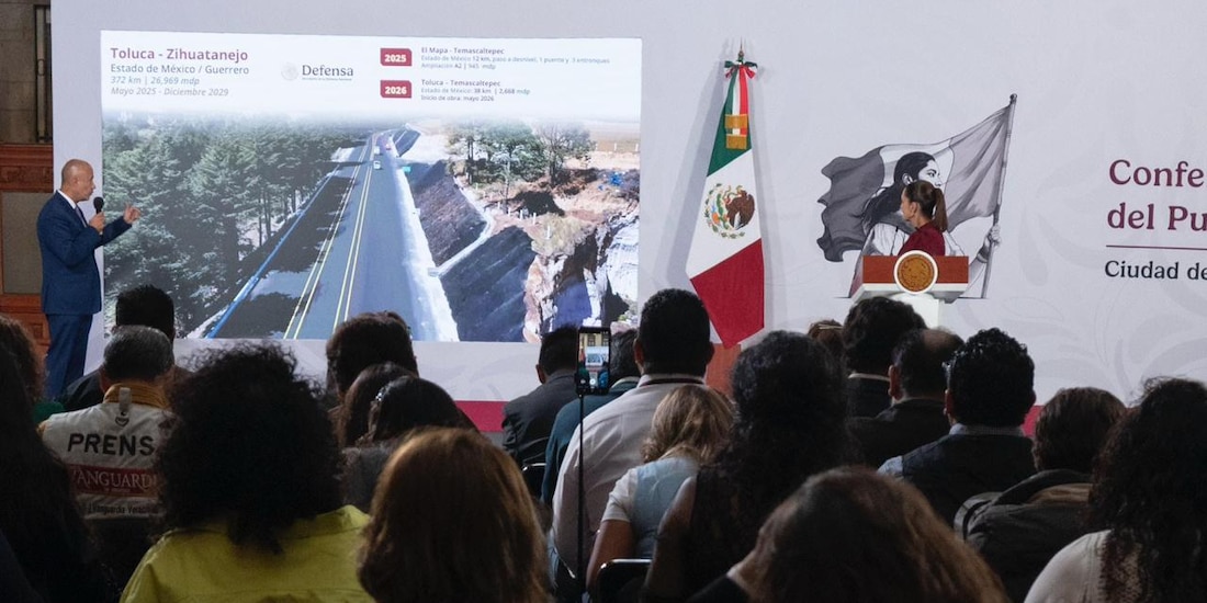 Gobierno impulsa obras viales en EdoMéx para mejorar traslados