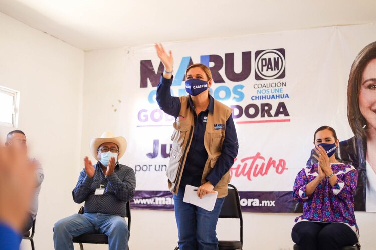 Maru Campos se reunió con productores de la región noroeste del estado