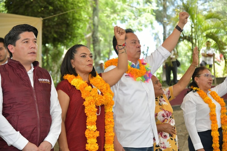La consejera nacional Beatriz Mojica destacó la importancia de recorrer el estado y mantener la unidad en el movimiento.