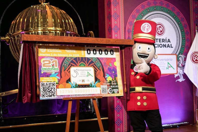 El billete del Sorteo Mayor No. 4000 rinde tributo a tres décadas de labor filantrópica en cultura, salud y deporte.