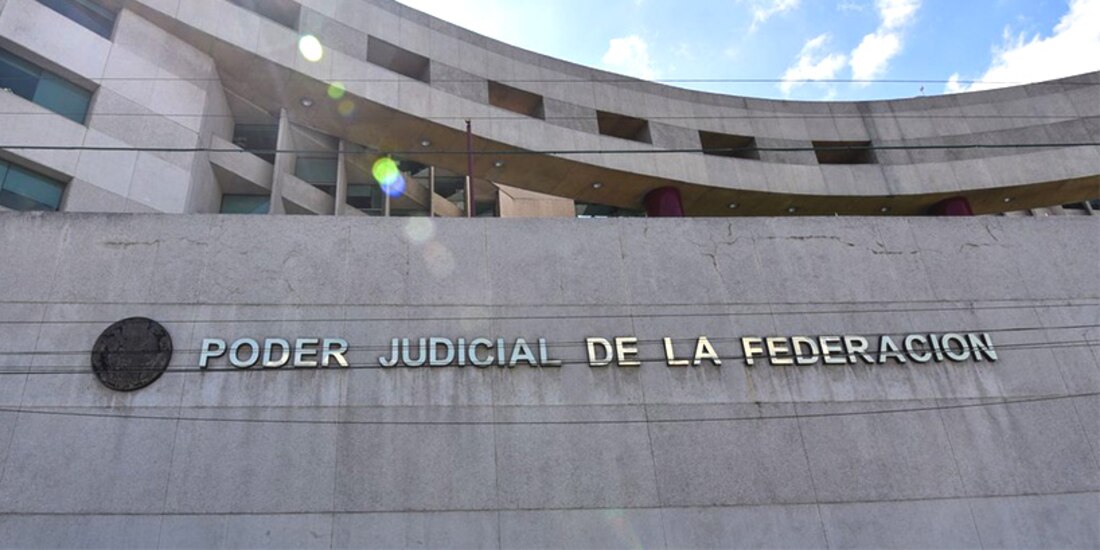 Fachada del Poder Judicial de la Federación en imagen de archivo.