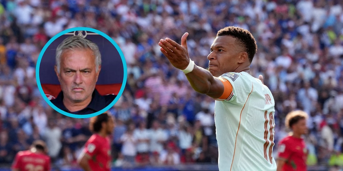 Kylian Mbappé contradijo una recomendación de José Mourinho.