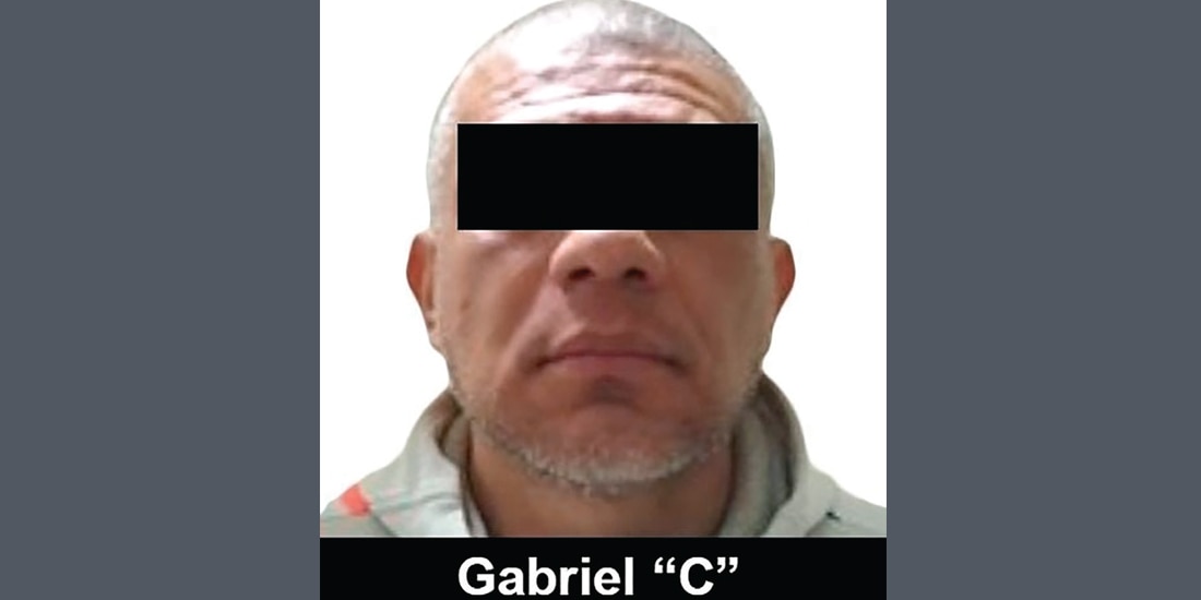 GABRIEL CASTILLO, en su ficha de detención, en imagen de archivo.