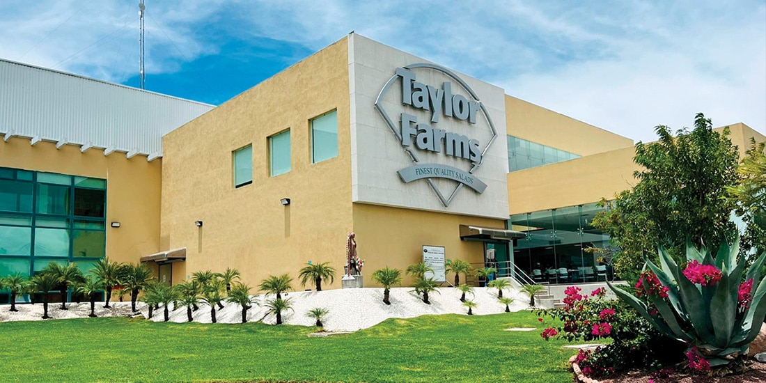 INSTALACIONES de la empresa Taylor
Farms en México, en imagen de archivo.
