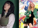 Andrea Legarreta se toma foto con Billie Eilish