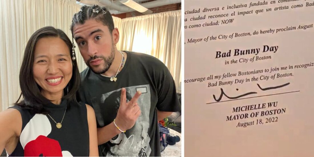 Bad Bunny consiguió su propia festividad en la ciudad de Boston, EU.