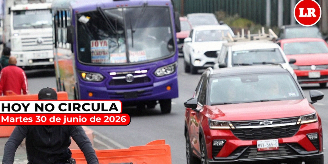 Te compartimos cómo aplica el Hoy No Circula este martes 30 de junio de 2026 en la Zona Metropolitana del Valle de México.