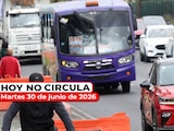Te compartimos cómo aplica el Hoy No Circula este martes 30 de junio de 2026 en la Zona Metropolitana del Valle de México.