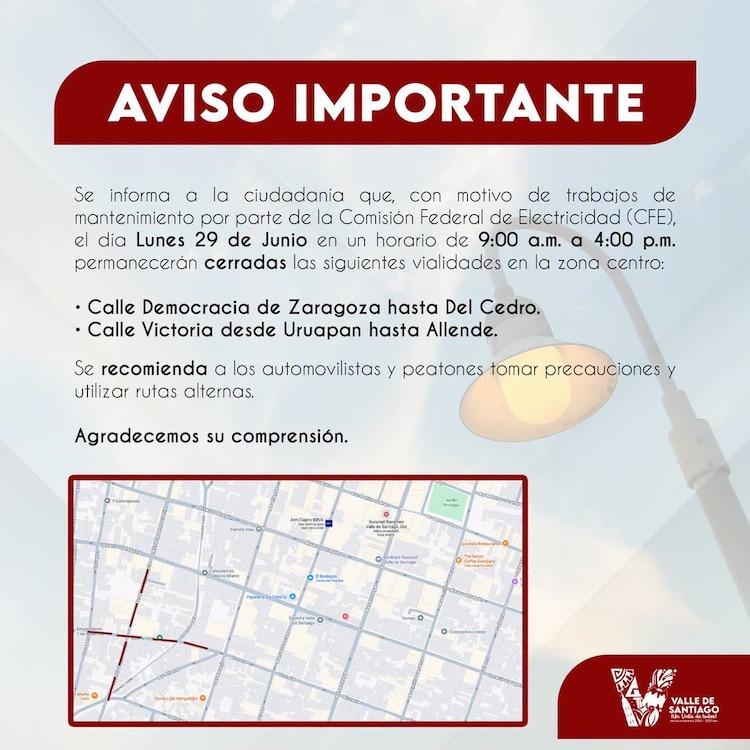 Corte de suministro CFE