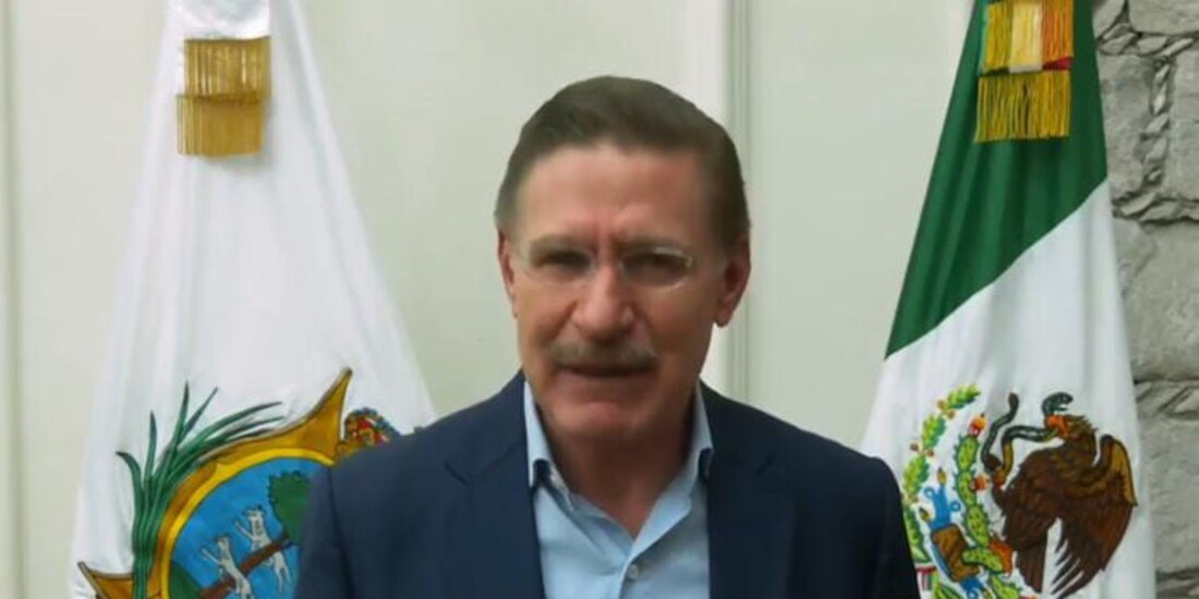 El exmandatario, durante un mensaje a los medios antes de dejar el cargo, el 15 de septiembre del 2022.