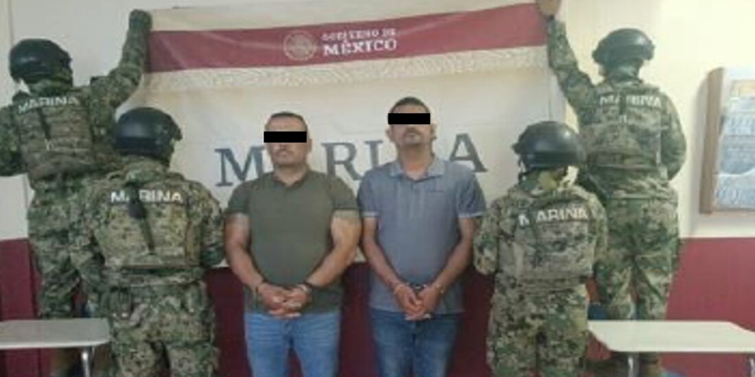 Arresto de presuntos delincuentes en BC.