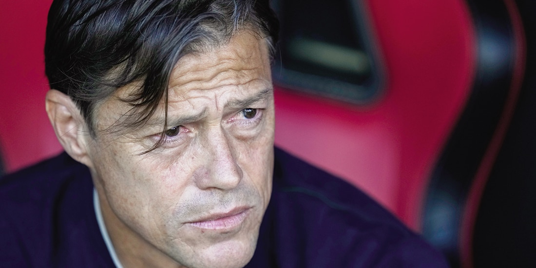 El pelado, durante el partido del
domingo en el que el Sevilla perdió.