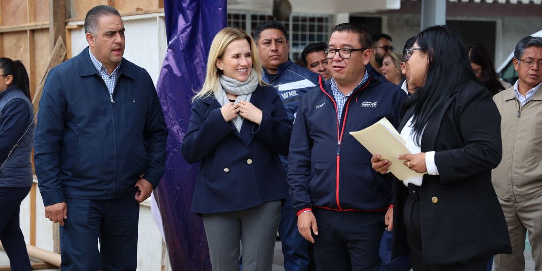 La presidenta Romina Contreras entrega la rehabilitación del Centro de Atención Múltiple No. 11 en Huixquilucan.