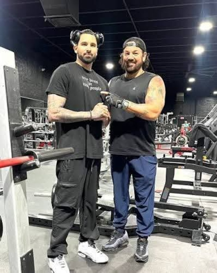 Mauro Menéndez con su papá Osamu Menéndez