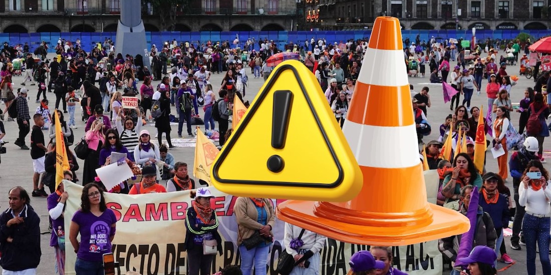 Estas son las marchas, bloqueos y manifestaciones en CDMX para HOY, 29 de marzo.