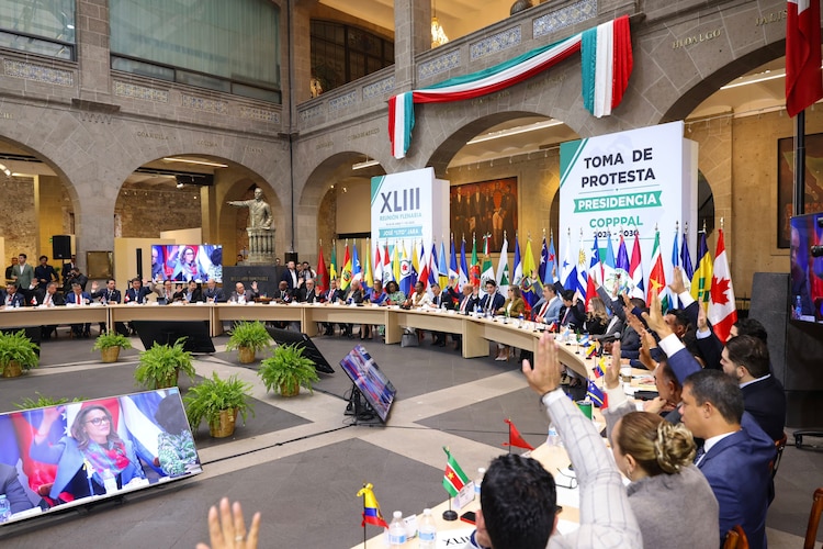 XLIII reunión plenaria de la COPPPAL, el 1 de julio de 2026.