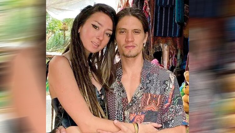 Orión Hernández y su novia Shani Louk, en imagen de archivo.
