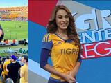 Yanet García y Ennid Wong son dos hermosas aficionadas de los Tigres de la UANL.