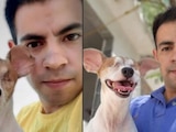 Hombre rescata a perrito sin ojos que fue abandonado.