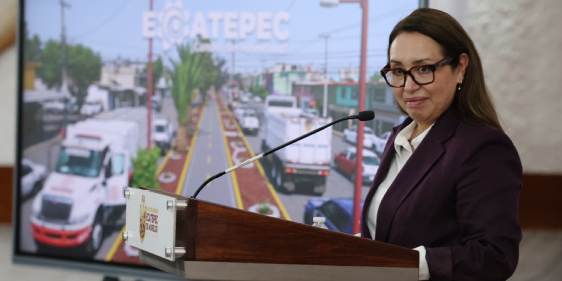 Ecatepec repavimenta 157 kilómetros de vialidades en lo que va del año.