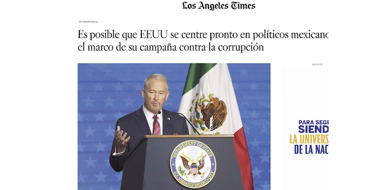 EL DIARIO angelino destacó el domingo las declaraciones de Ronald Johnson.