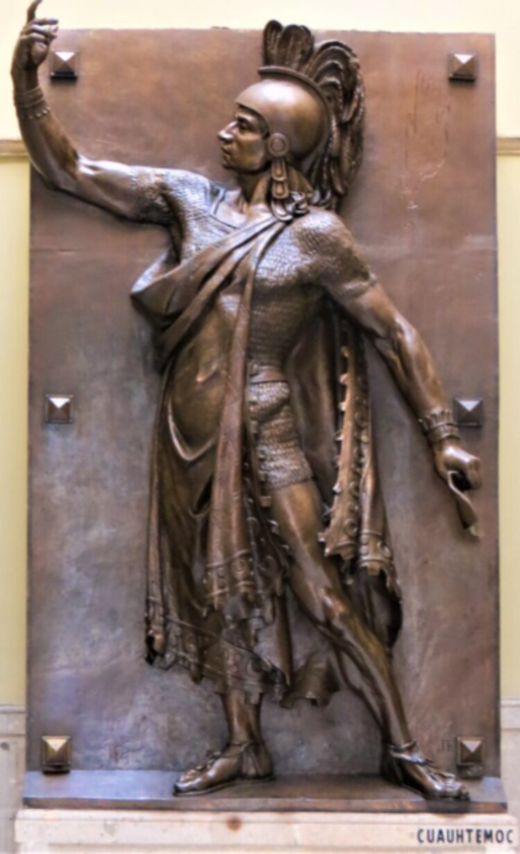 Figura tomada de un relieve de Cuauhtémoc
Artista:
Jesús F. Contreras
Año: 1888