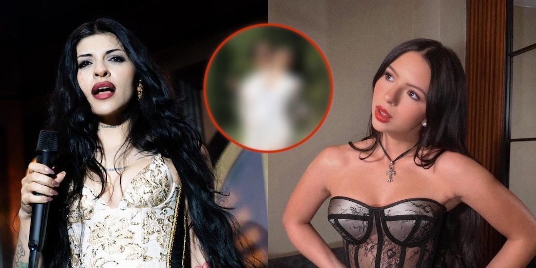 Acusan a Ángela Aguilar de robarle un vestido a Cazzu: