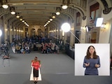 Claudia Sheinbaum este martes en Palacio Nacional.