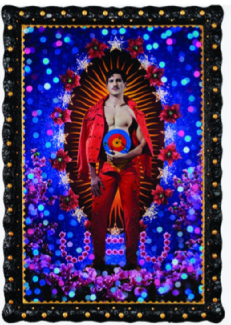 U=U (Yassin Chekko), 2024. Foto pintada a mano.