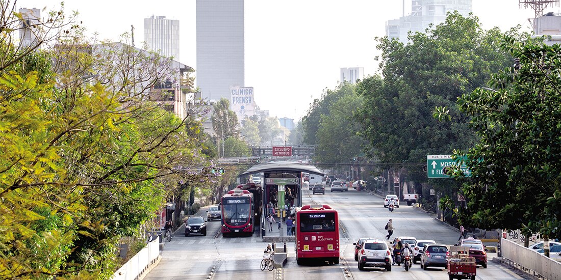 La Ciudad de México durante la contingencia ambiental del pasado 16 de febrero.