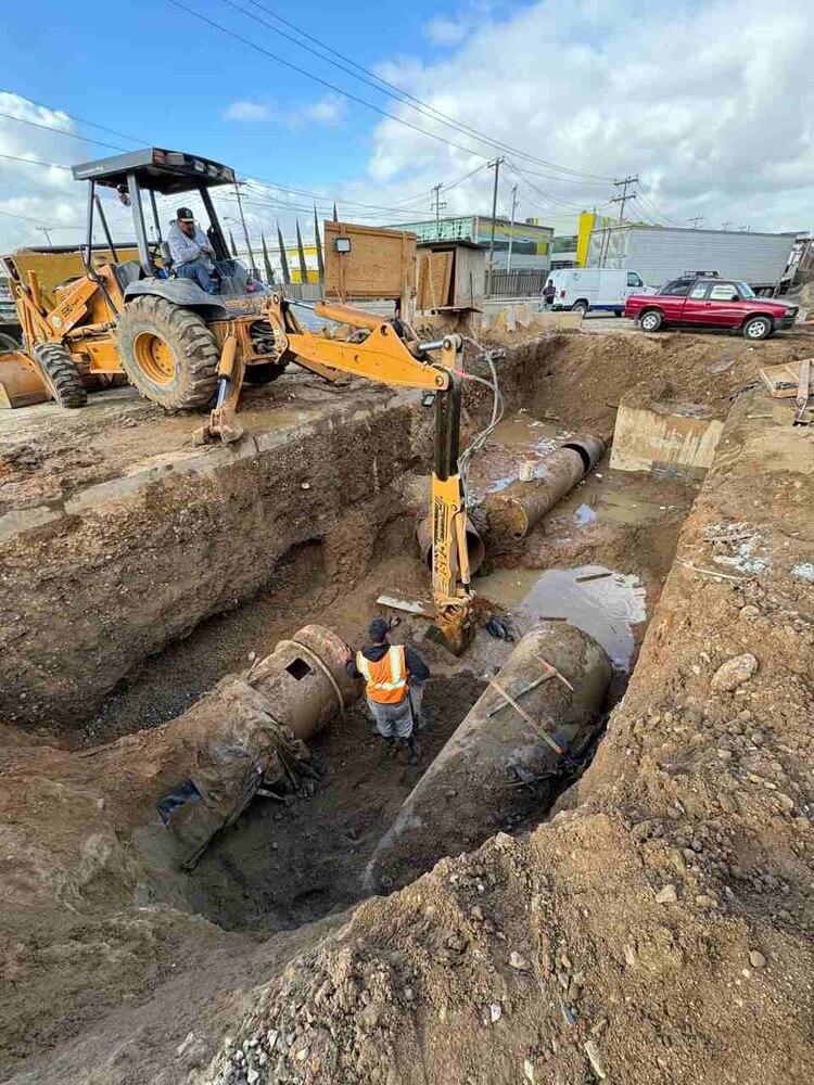 La interrupción en el servicio de agua se organizó debido a los trabajos de reparación de una fuga en el Acueducto Otay-Libertad,