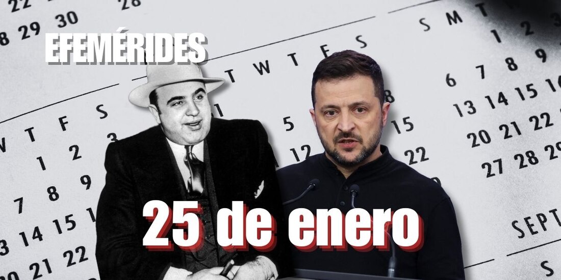 Estas son las efemérides de hoy, 25 de enero.