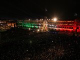 CIUDAD DE MÉXICO, 15SEPTIEMBRE2019.- Panorámica durante la primer conmemoración del grito de Independencia por parte del presidente Andrés Manuel López Obrador.
FOTO: GALO CAÑAS /CUARTOSCURO.COM