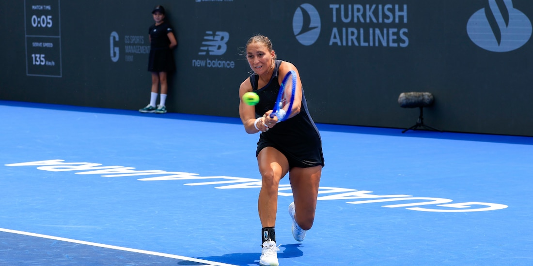 La húngara Panna Udvardy en el día mexicano del Guadalajara Open 2026.