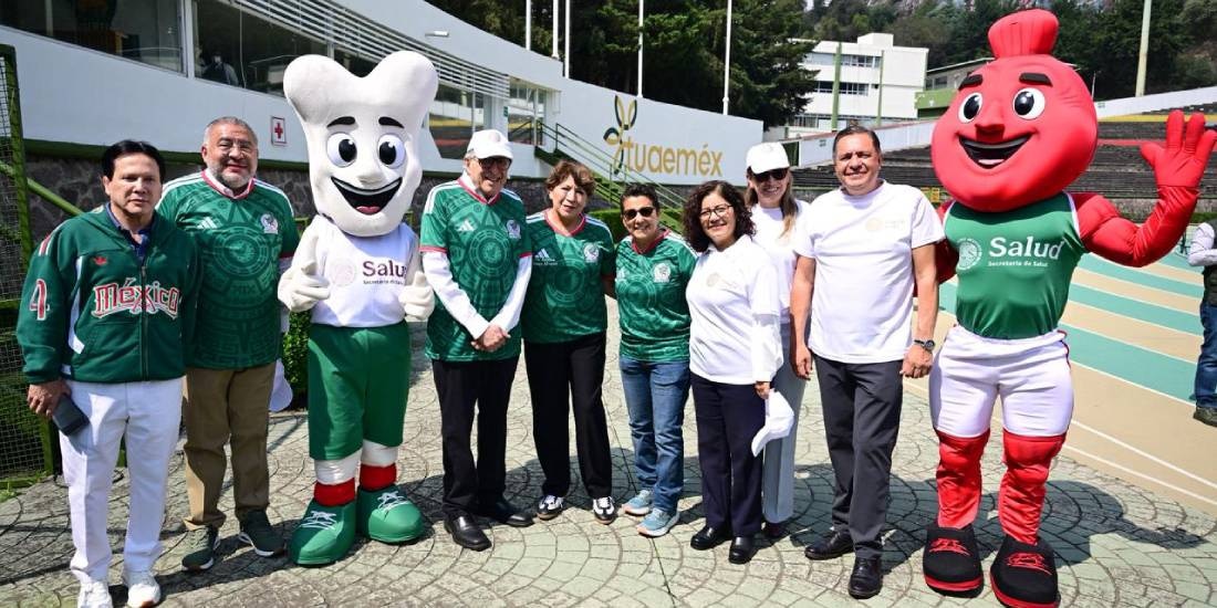Delfina Gómez y David Kershenobich arrancan Semana Nacional de Salud Pública en Edomex.