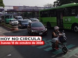 Revisa cómo aplica el Hoy No Circula este jueves 15 de octubre de 2026.