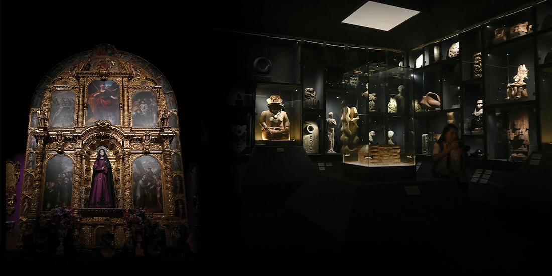 PIEZAS prehispánicas y obras de arte modernas; RETABLO de la Virgen de Dolores que se exhibe tras 15 años.