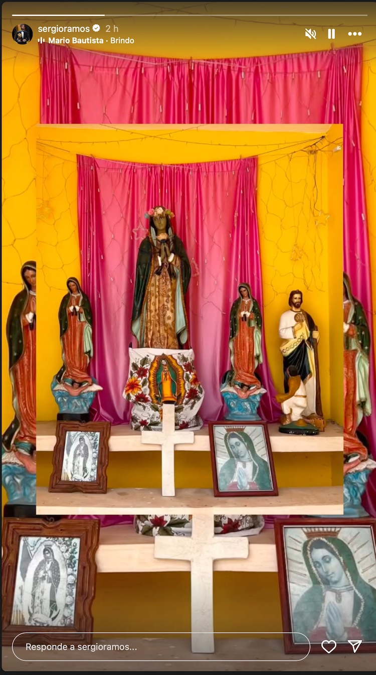 Sergio Ramos y su creencia en la Virgen de Guadalupe.