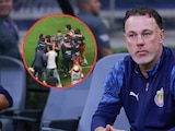 Gabriel Milito festejó con todo el pase de las Chivas.